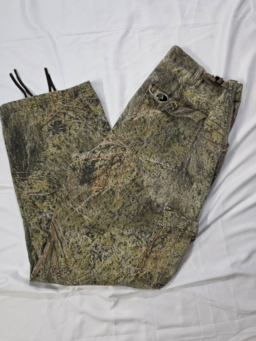Russell Outdoors Camo Pants Men's  Mossy Oak Cargo Outdoor Hunting